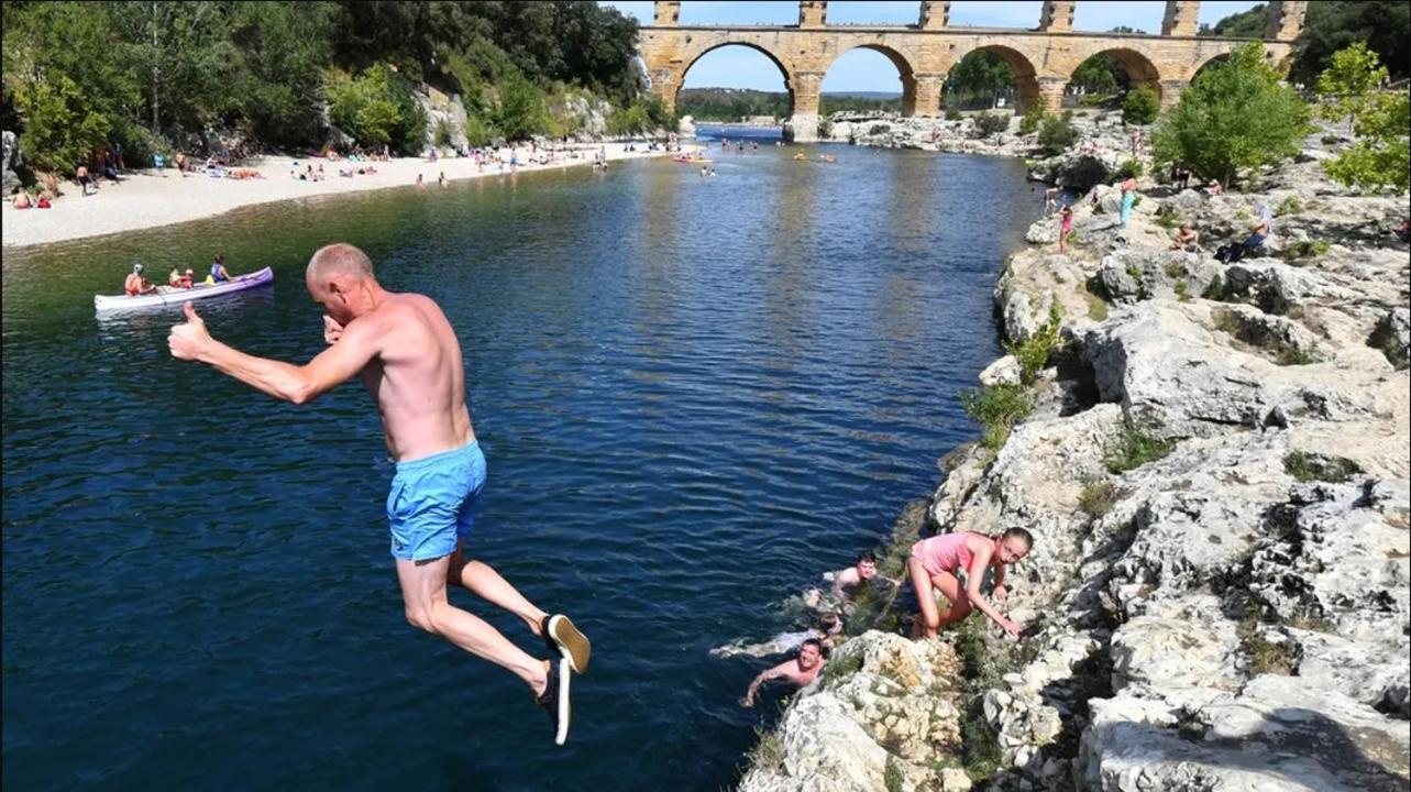 ור פון דו גאר Tente Safari Au Pont Du Gard מראה חיצוני תמונה